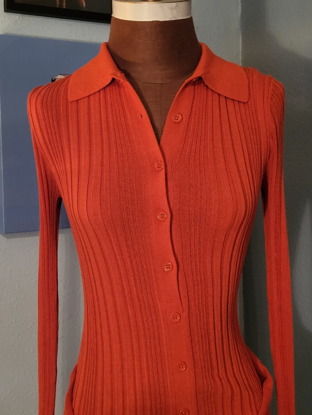 Significant Other Yasmine Mini Dress in Persimmon - Picture 4 of 11